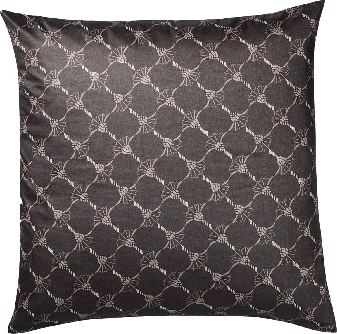 Poszewka na poduszkę Cornflower Double 40 x 40 cm Shiny Black z bawełny satynowej