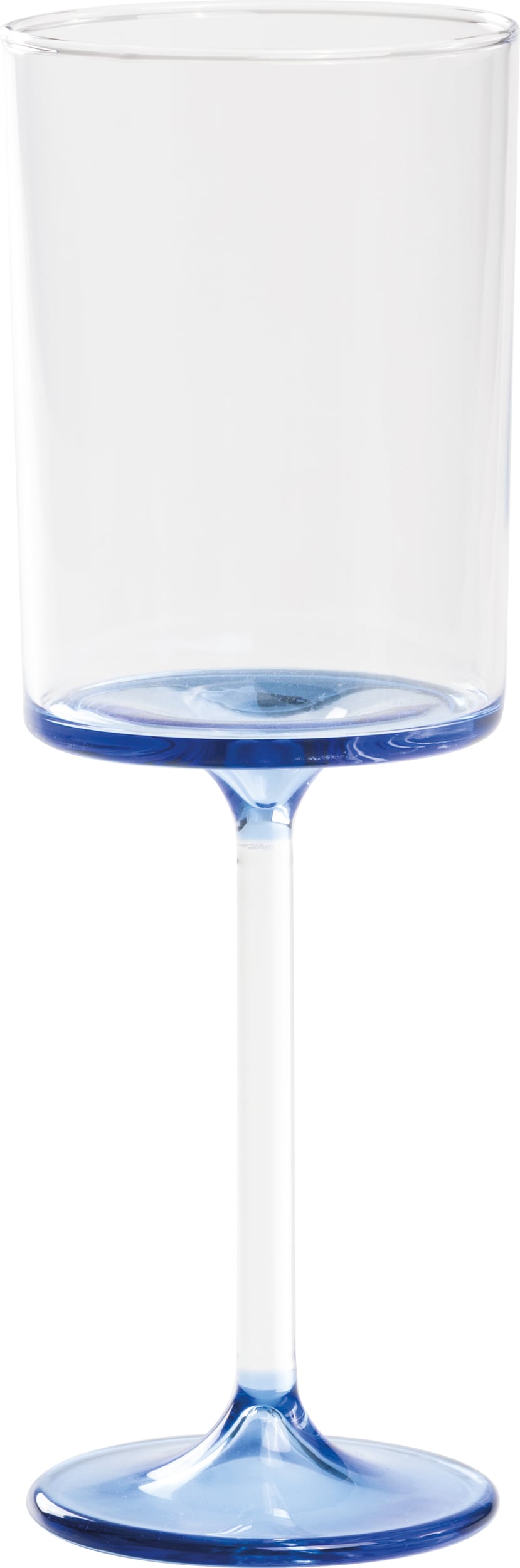 Kieliszek do wina białego Discobolo 310 ml niebieski