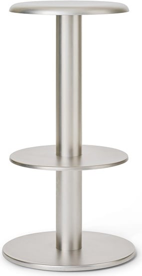 Stołek barowy Coupe 75 cm stal nierdzewna piaskowana