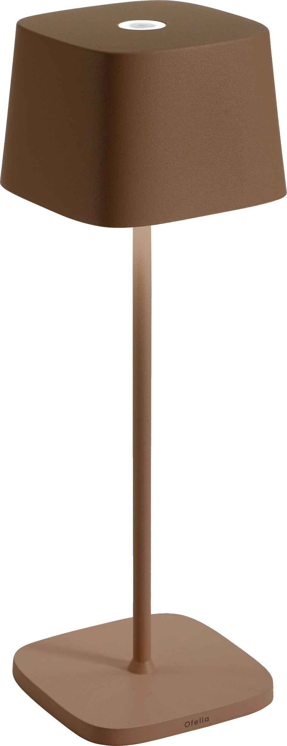 Lampa bezprzewodowa Ofelia Pro 29 cm brązowa z regulacją temperatury barwowej światła