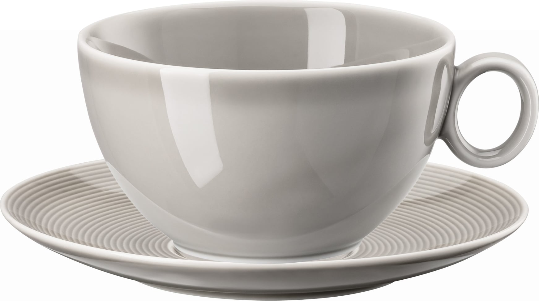 Filiżanka do herbaty Thomas Loft Moon Grey 340 ml ze spodkiem