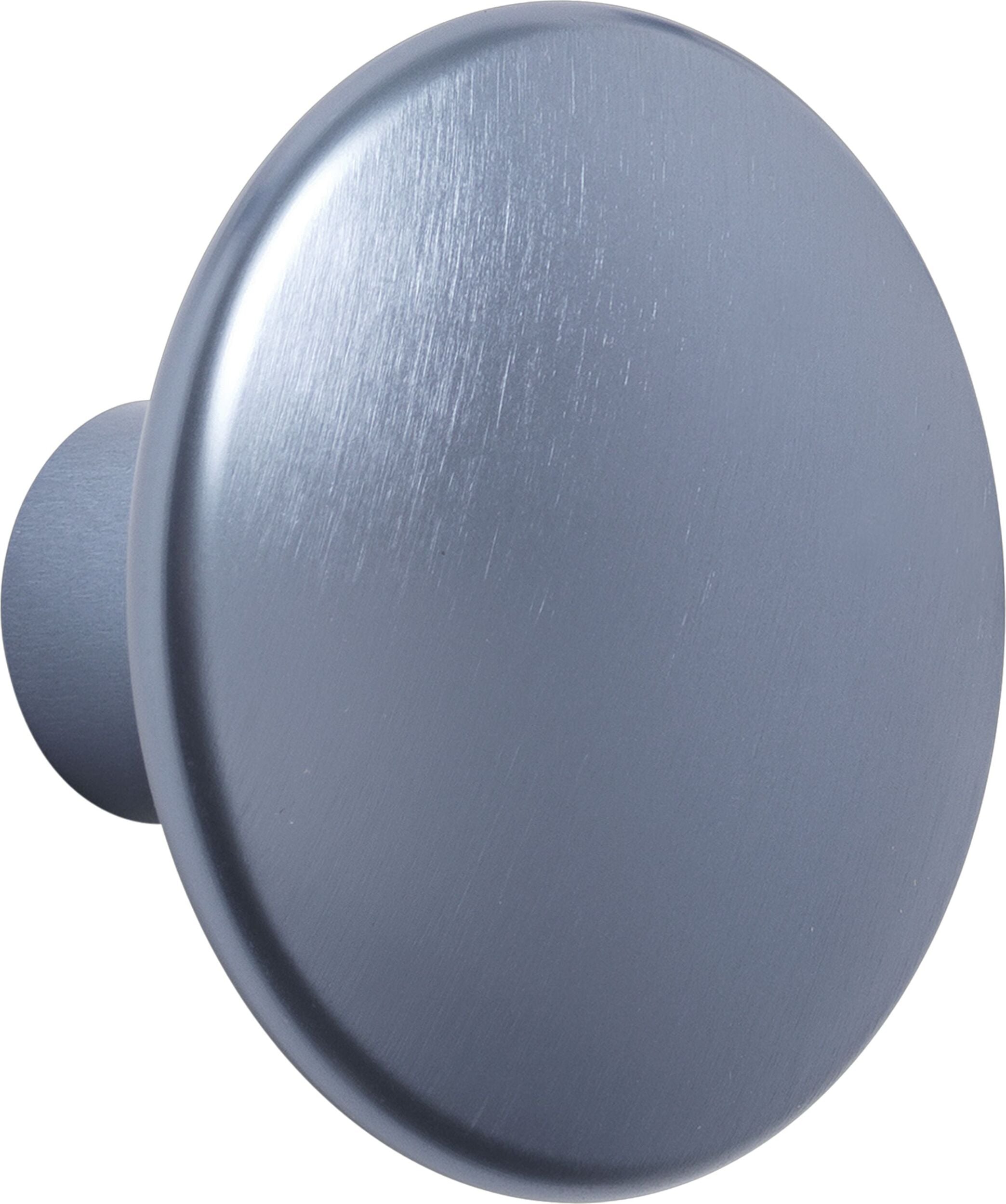 Haczyk ścienny Dots Metal 2 7 cm zgaszony błękit