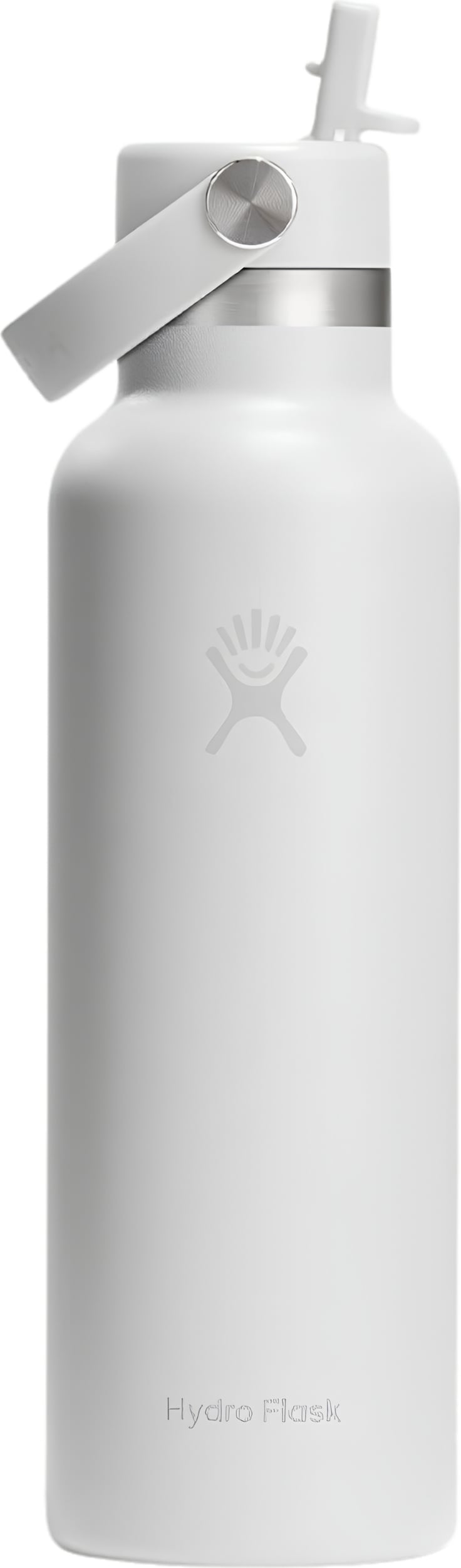 Butelka termiczna z wąskim ustnikiem i słomką Hydro Flask 621 ml White