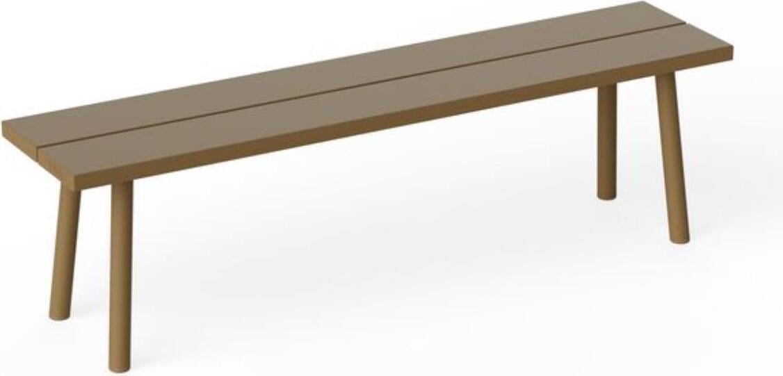 Ławka ogrodowa Fred's 160 cm brązowa