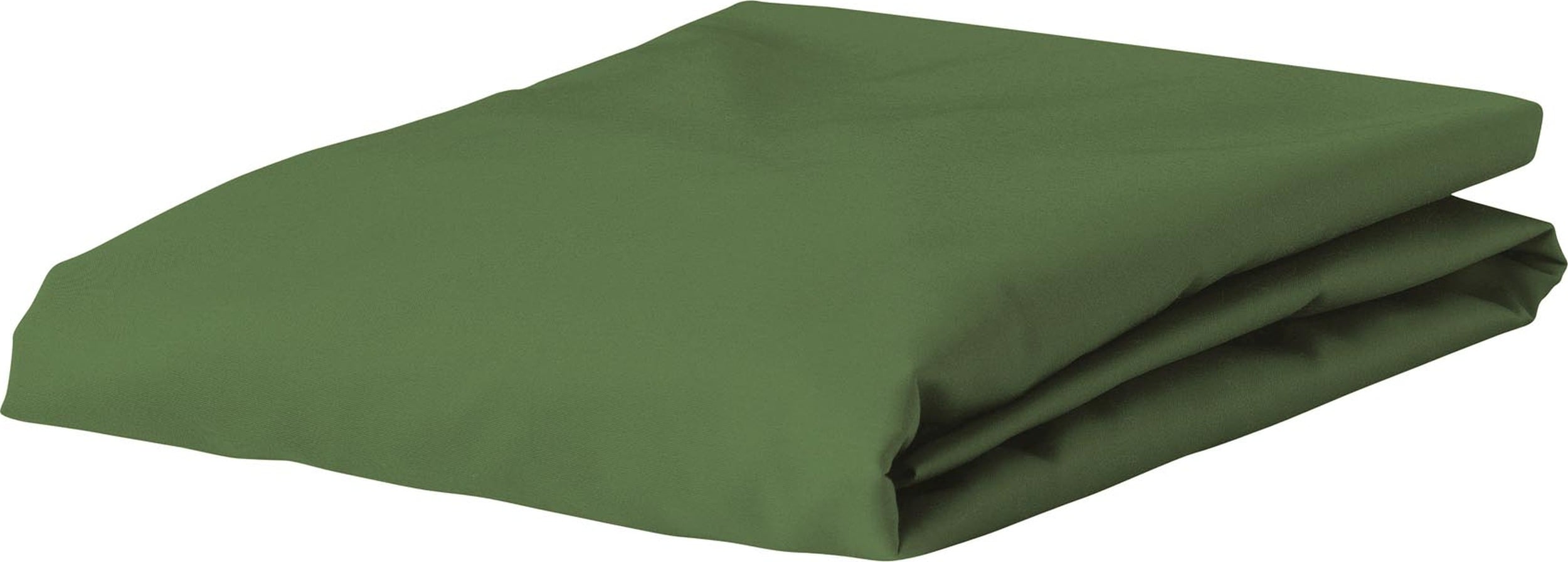Prześcieradło z gumką Premium Percale 180 x 220 cm zielone