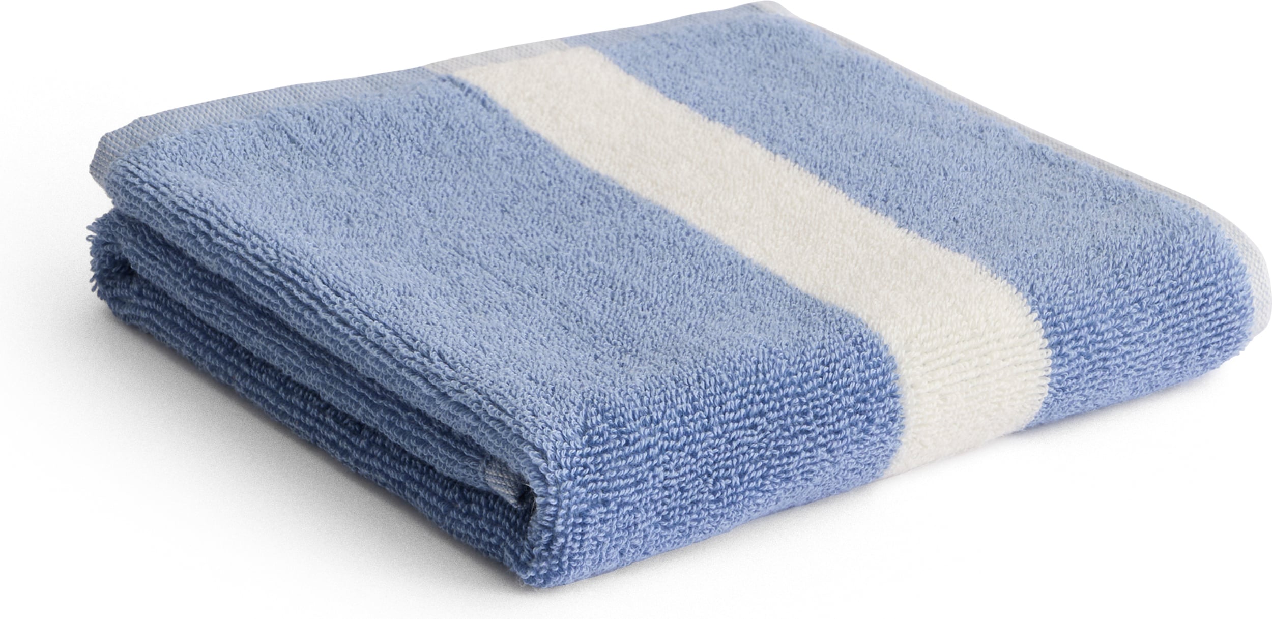Ręcznik do rąk Stripe w pasy 40 x 60 cm niebieski