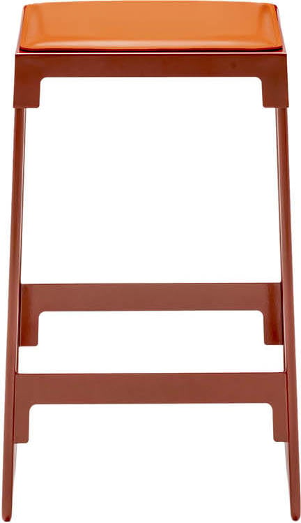 Stołek Mingx 66 cm pomarańczowy