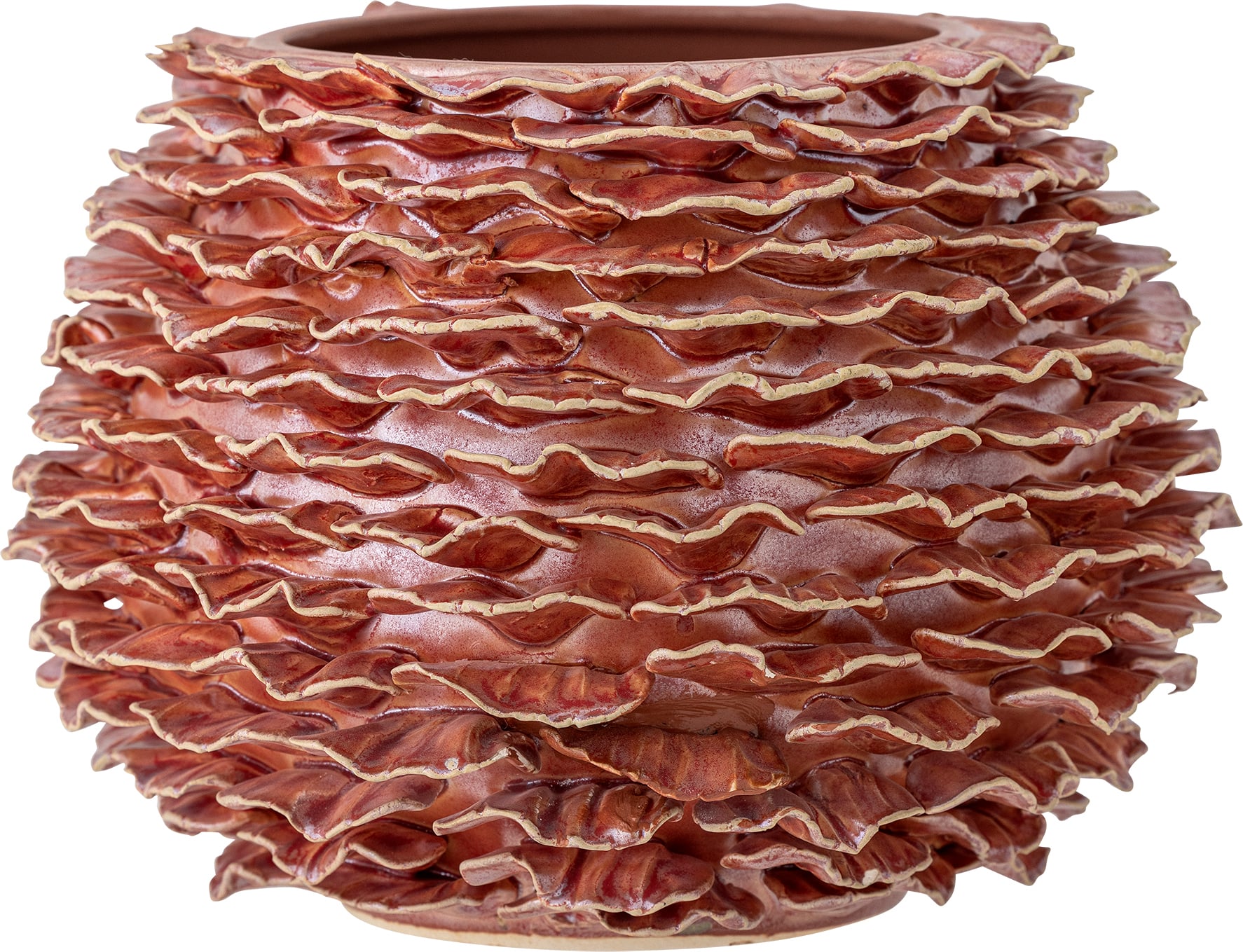 Wazon Morwen 16 cm brązowy