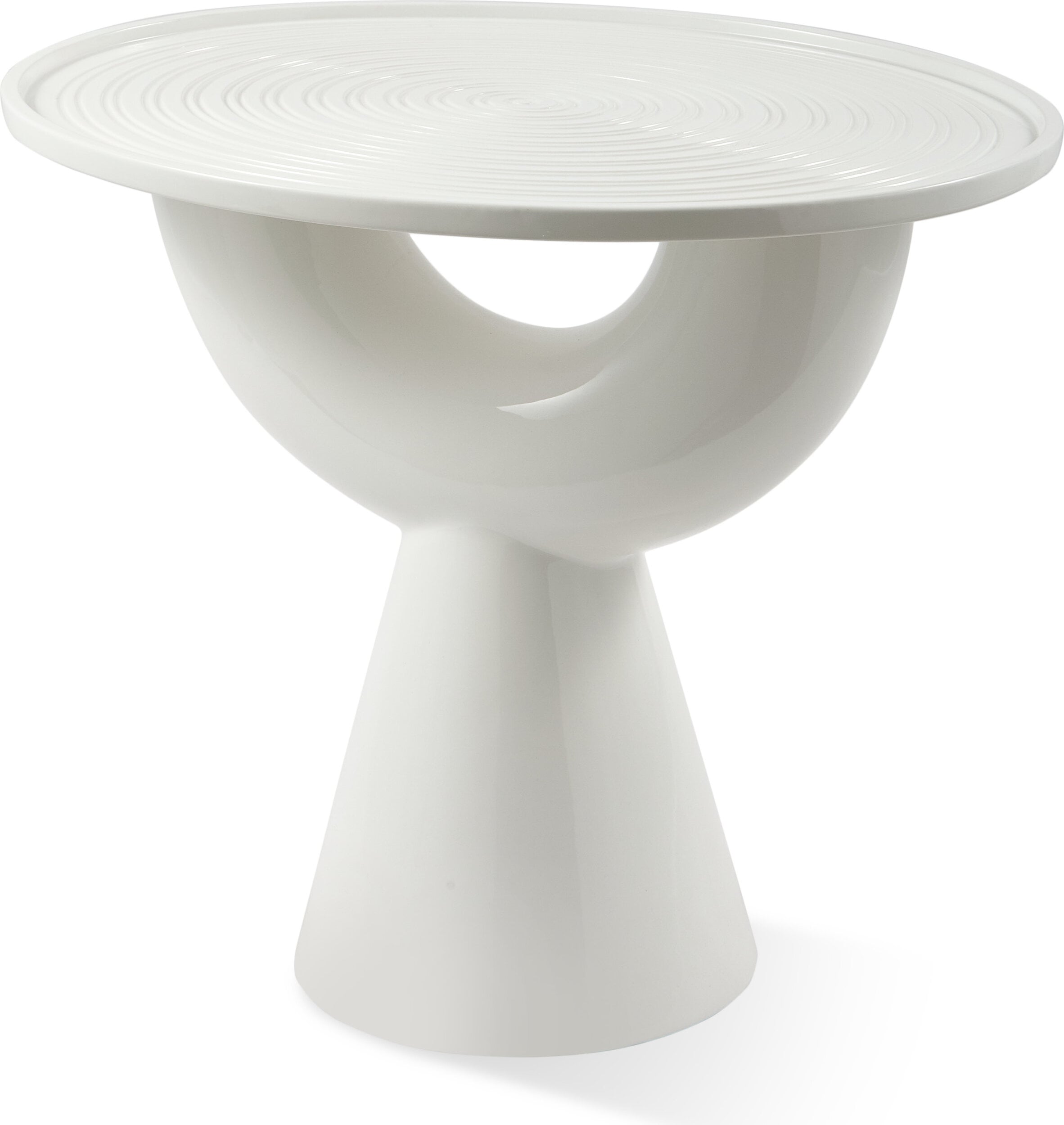 Stolik boczny Anish 50 cm biały