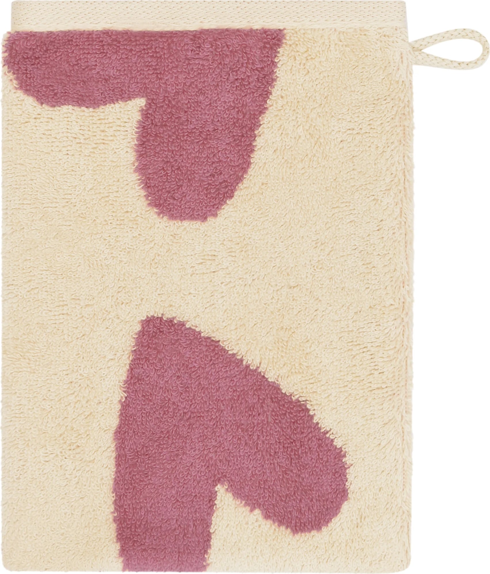 Rękawica kąpielowa Hearts 16 x 22 cm różowa