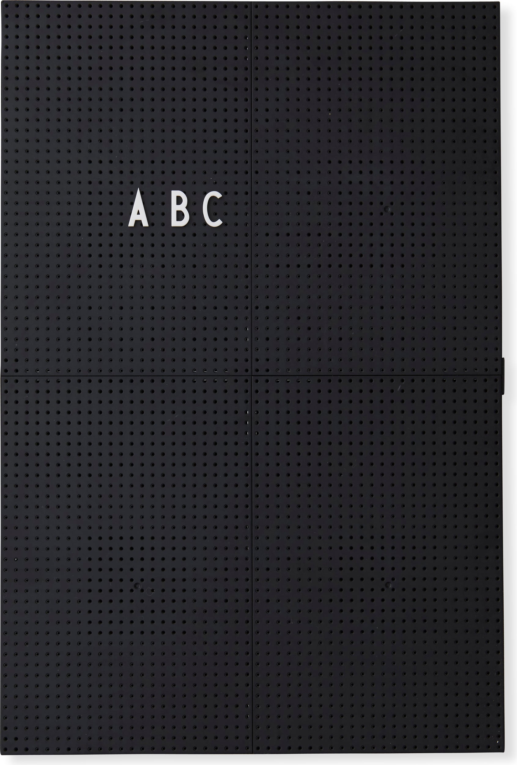 Tablica Design Letters A3 czarna