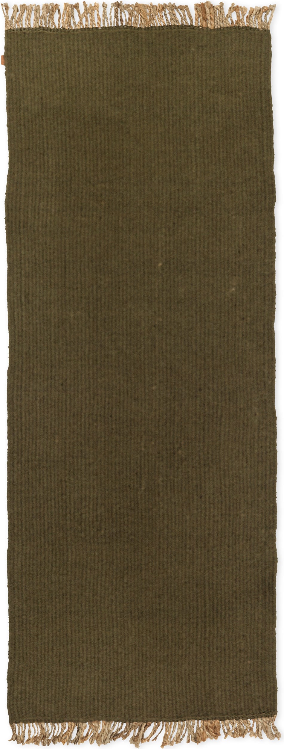 Dywan Block 80 x 200 cm oliwkowy