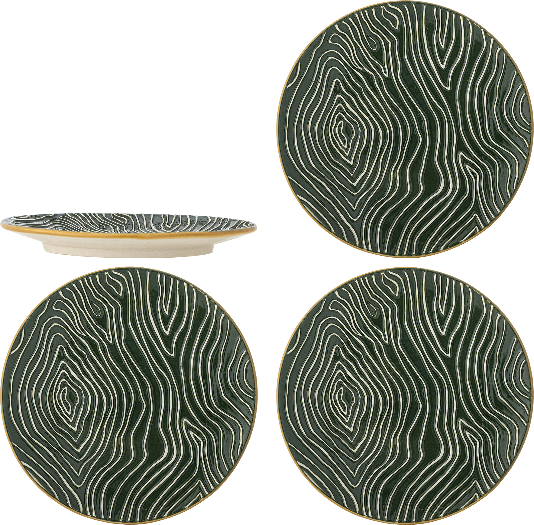 Talerze śniadaniowe Woodsby 16 cm 4 szt.