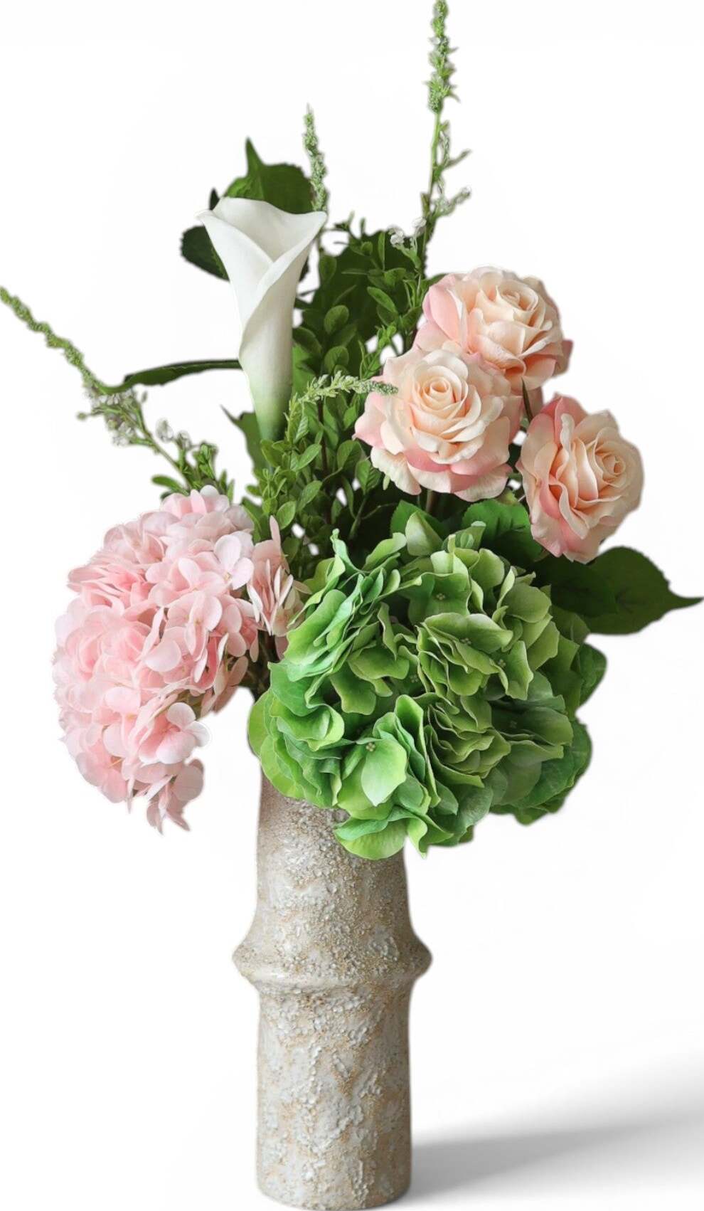 Kwiaty sztuczne bukiet Blush pink