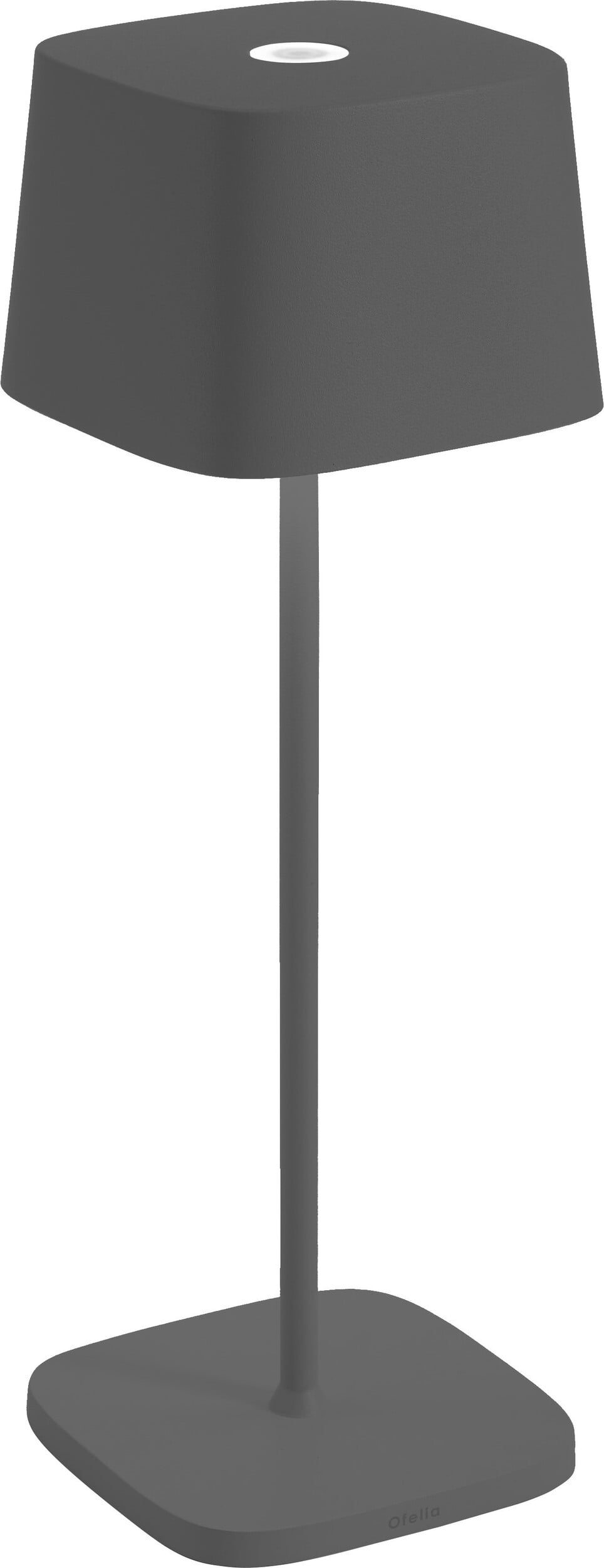 Lampa bezprzewodowa Ofelia Pro 29 cm ciemnoszara z regulacją temperatury barwowej światła