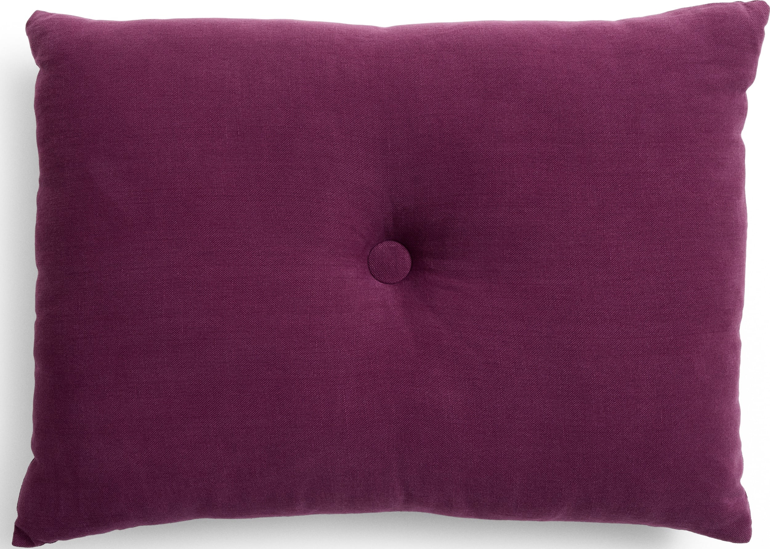 Poduszka dekoracyjna Dot Linen 45 x 60 cm burgundowa