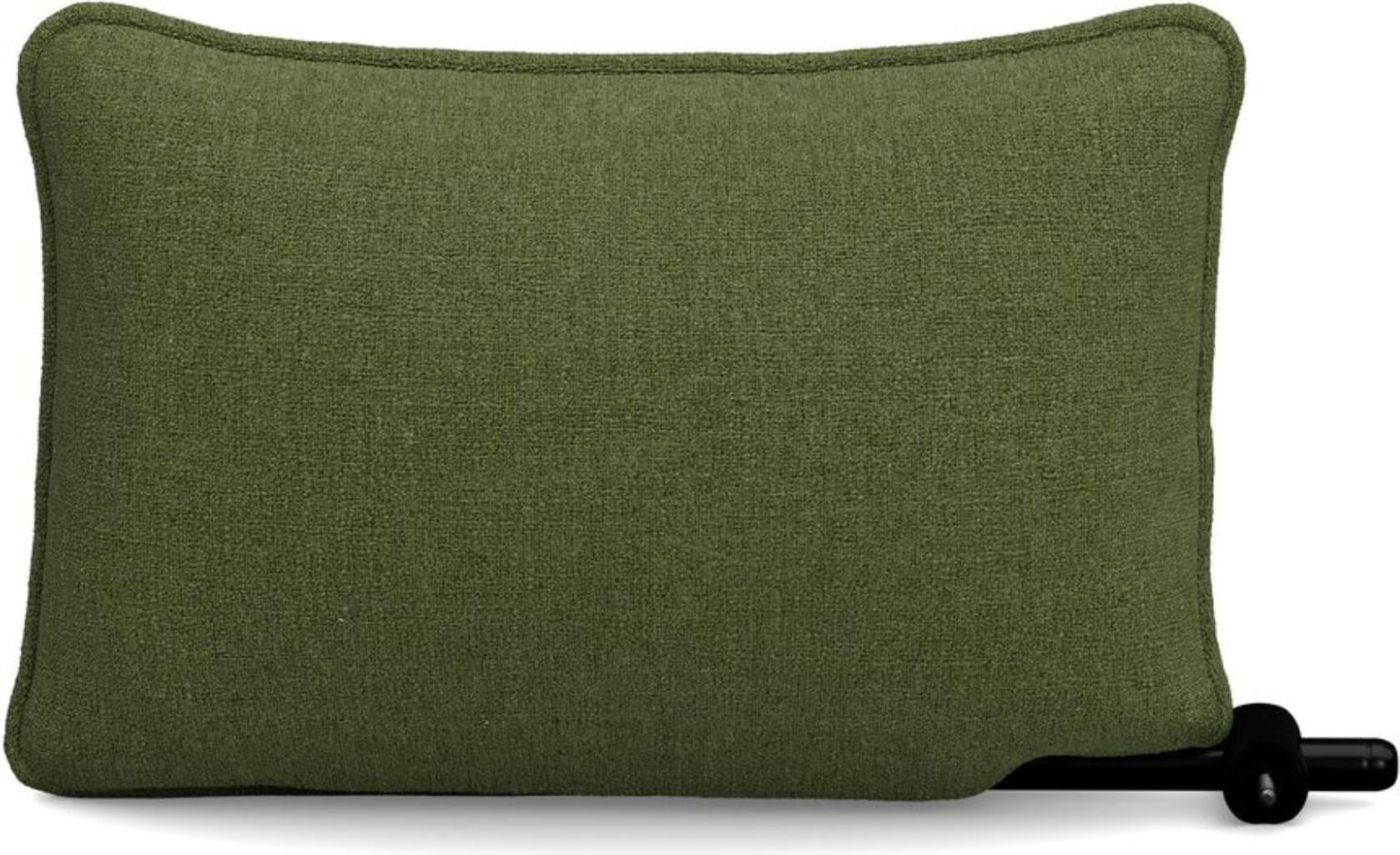 Podłokietnik do sofy Sumo Boucle 35 x 65 cm ciemnozielony