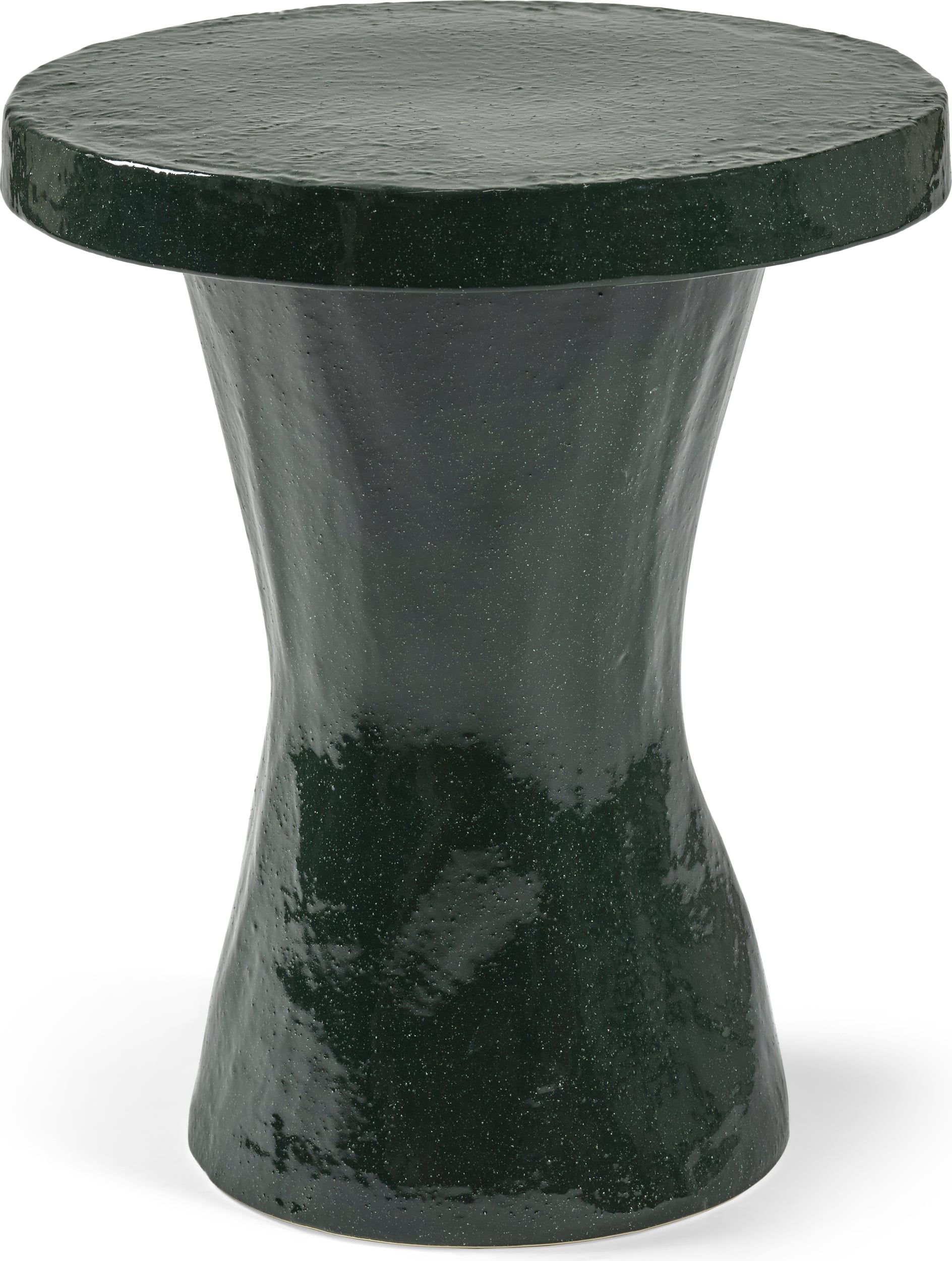 Stolik boczny Caro 49 cm ciemnozielony