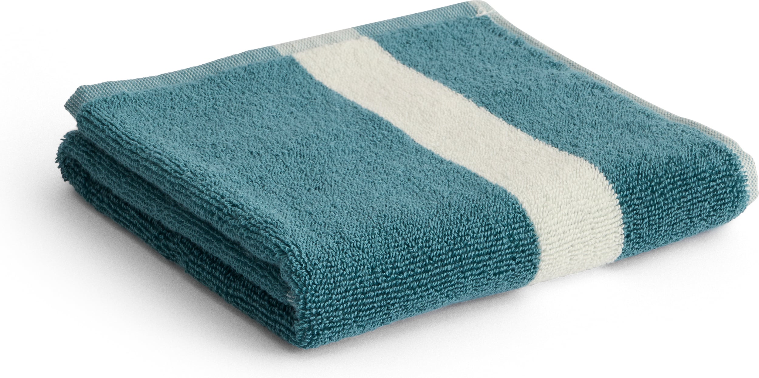 Ręcznik do rąk Stripe w pasy 40 x 60 cm petrol