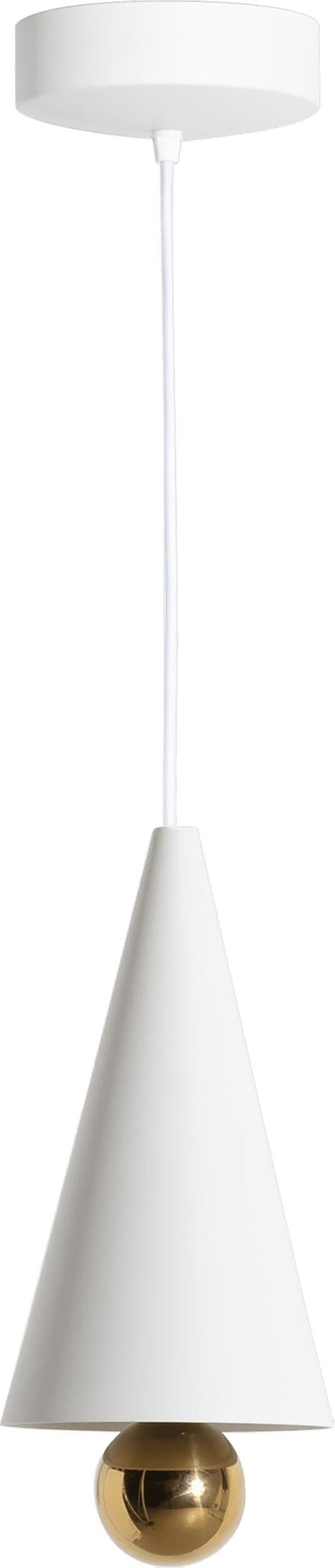 Lampa wisząca Cherry 16 cm biała