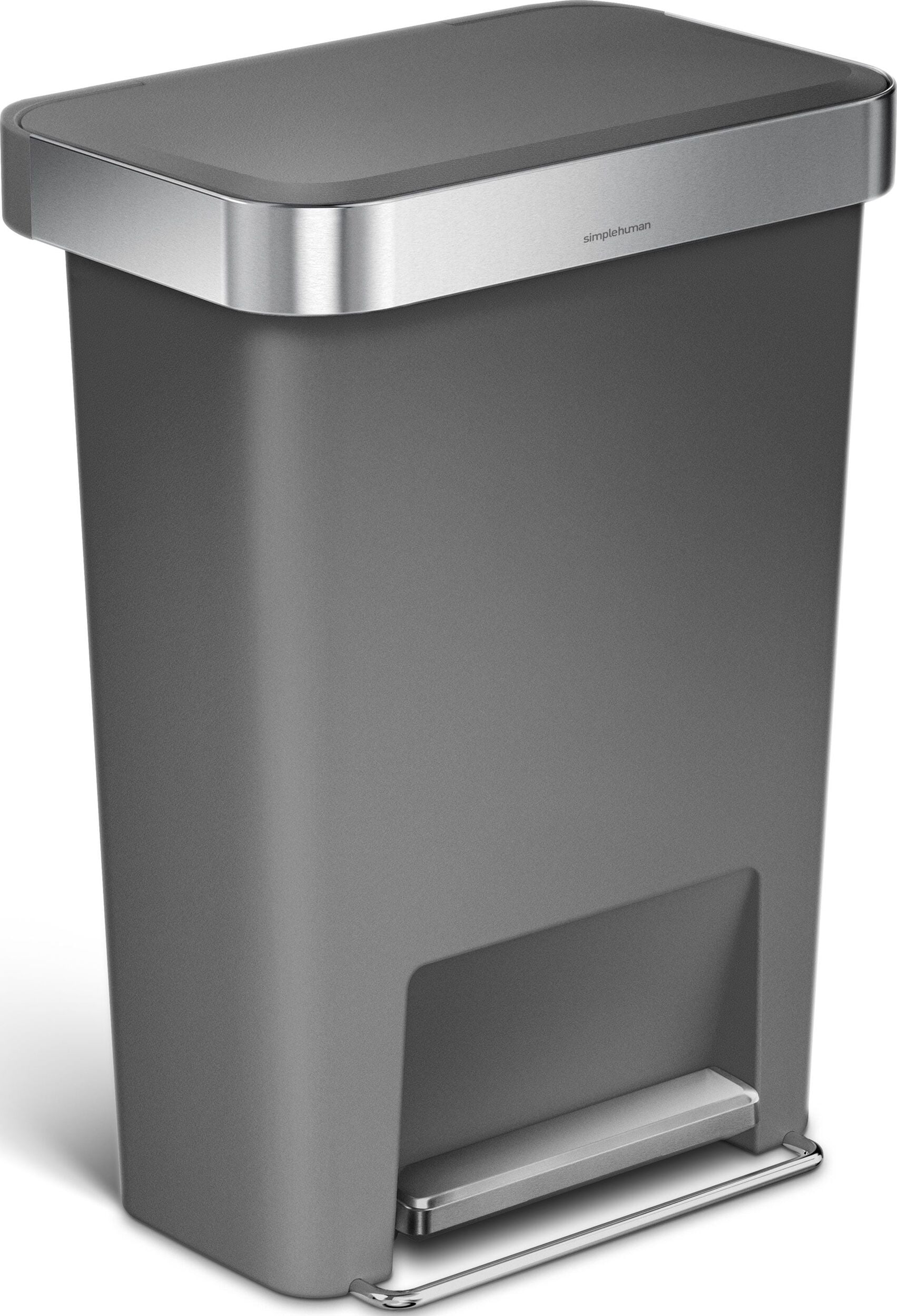 Kosz na śmieci pedałowy Liner Pocket 45 l szary