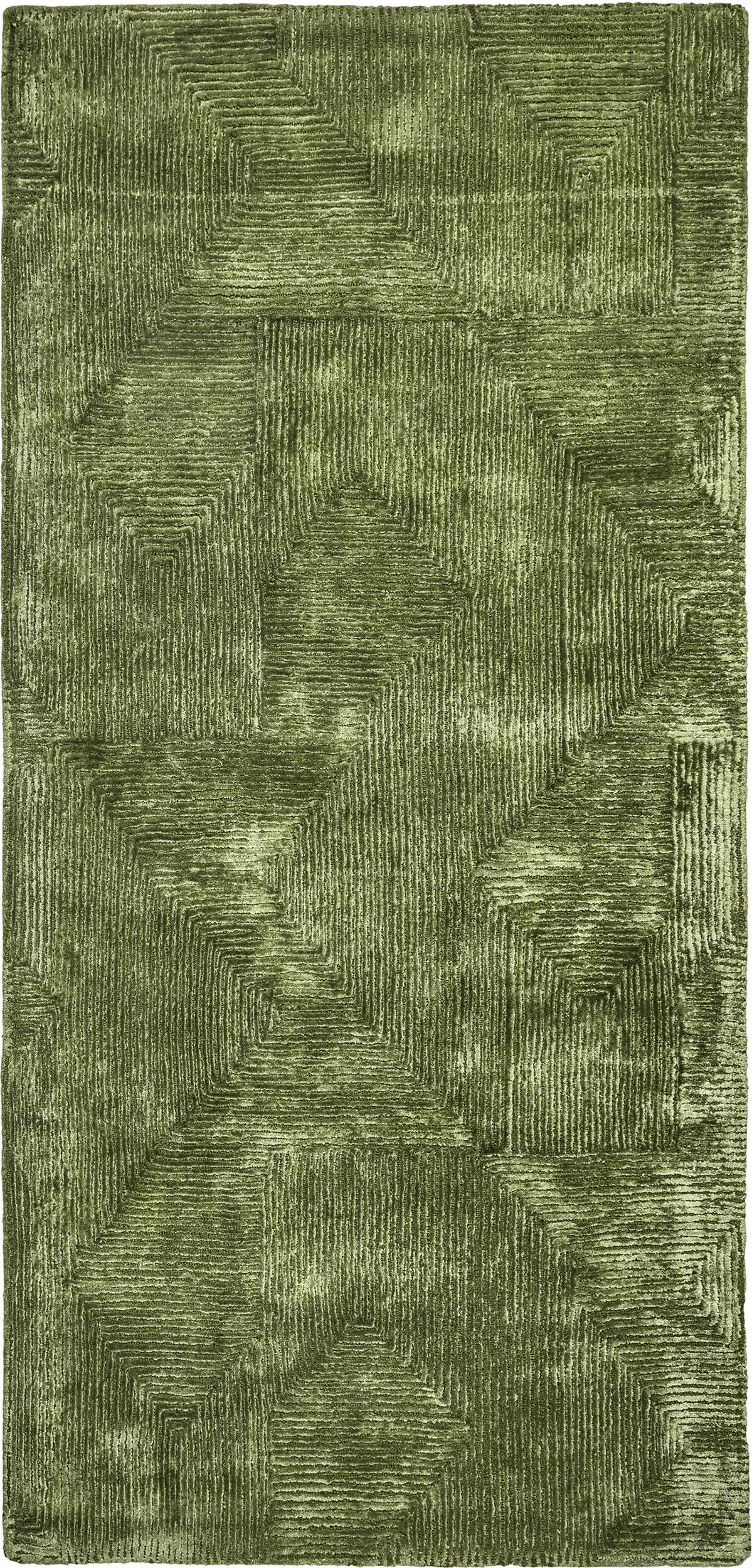 Dywan Shine 90 x 200 cm zielony
