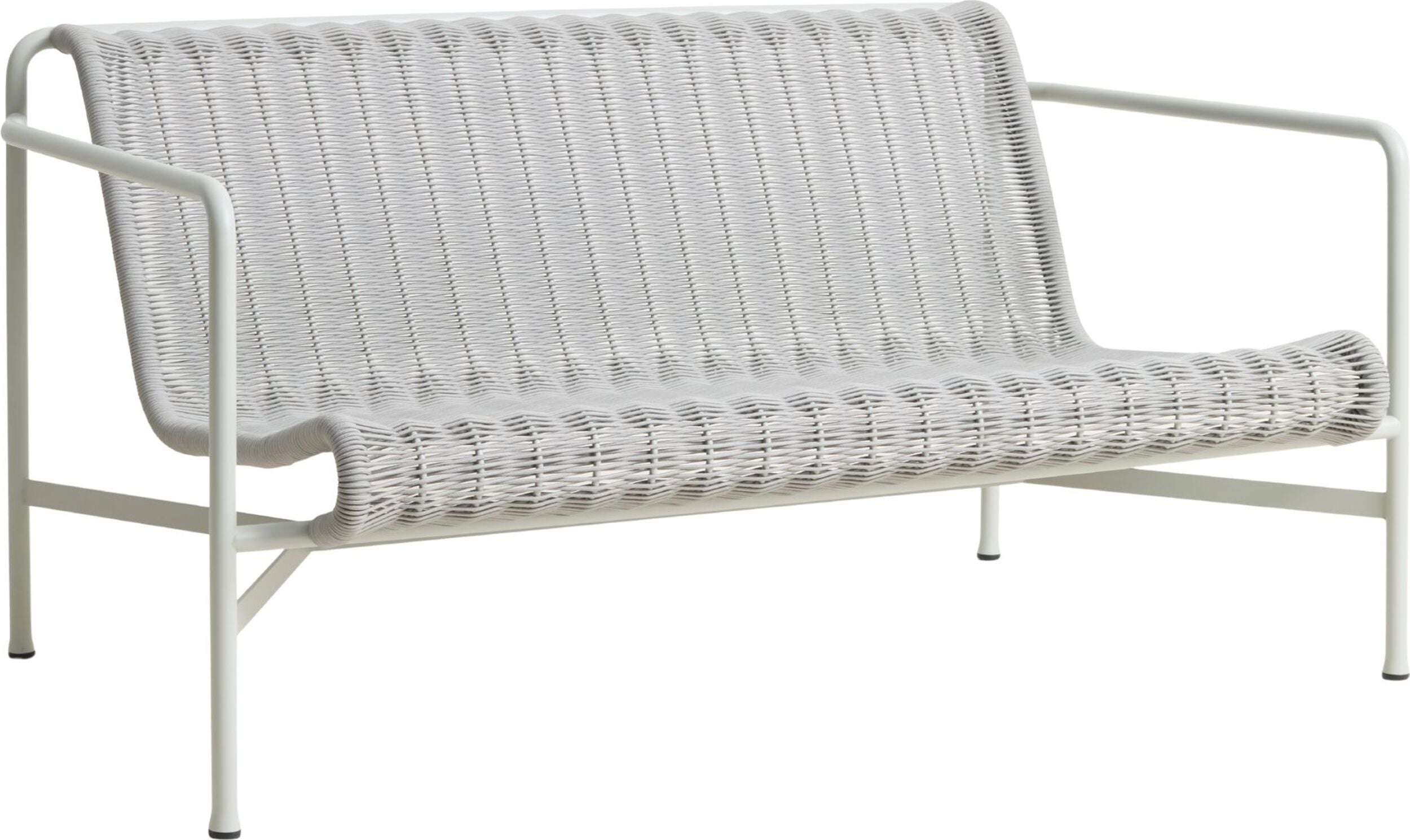 Sofa ogrodowa Palissade Cord 139 cm szara