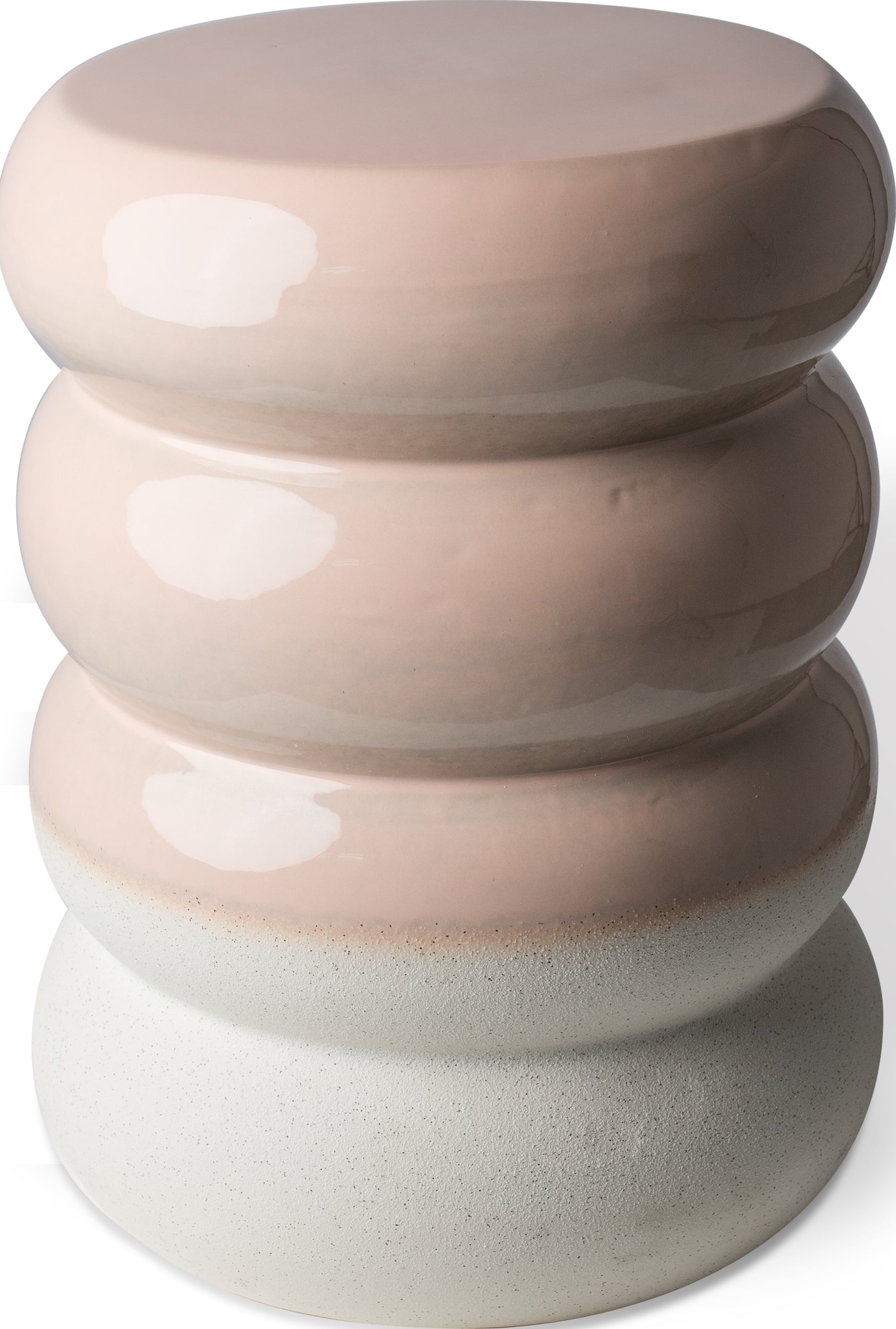 Stolik boczny Chubby 44 cm różany