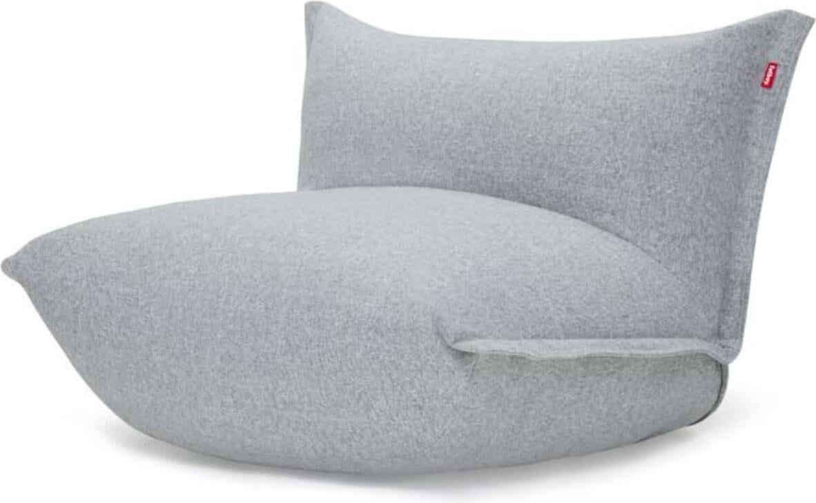 Puf The BonBaron Slim Boucle jasnoszary