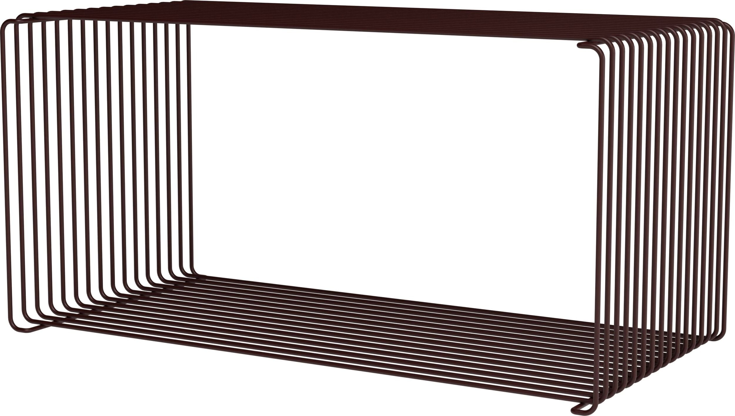 System modułowy Panton Wire 70 x 34 8 x 34 8 cm bordowy