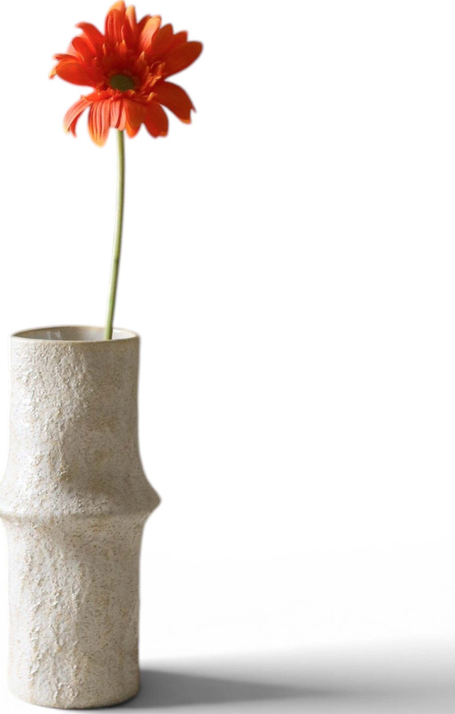 Kwiat sztuczny Botane gerbera 66 cm pomarańczowa