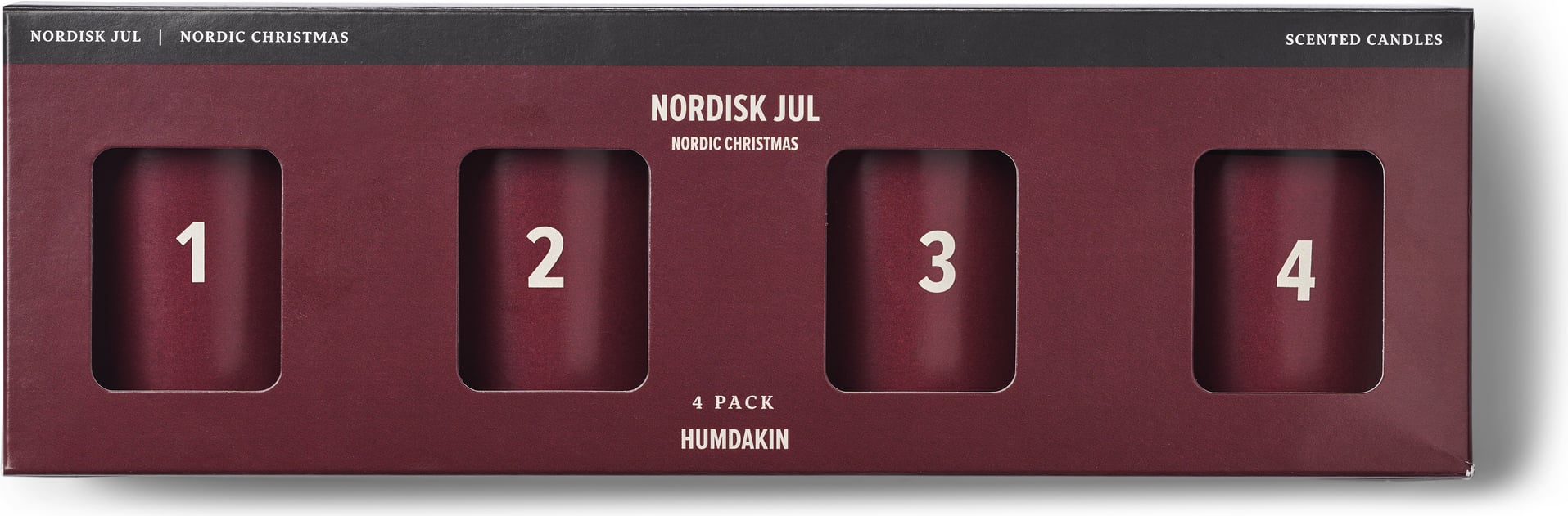 Świece zapachowe Humdakin Nordisk Jul 4 szt.