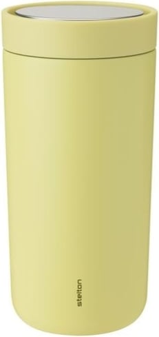 Kubek termiczny To-Go Click 400 ml cytrynowy z podwójnej stali