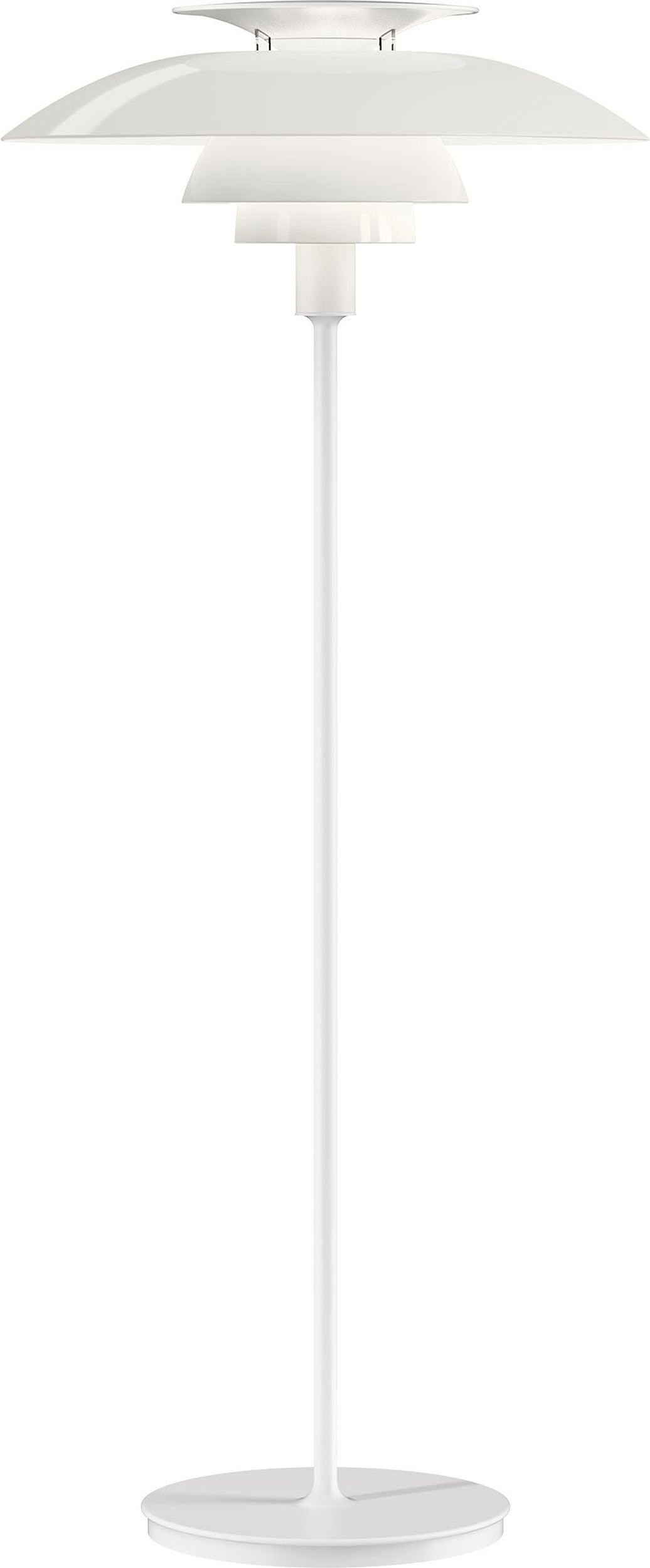 Lampa stojąca PH 80 biała ze ściemniaczem