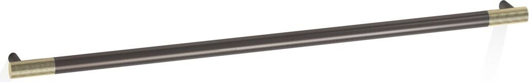 Wieszak reling na ręczniki Club 80 cm ciemny metal mat-złoty