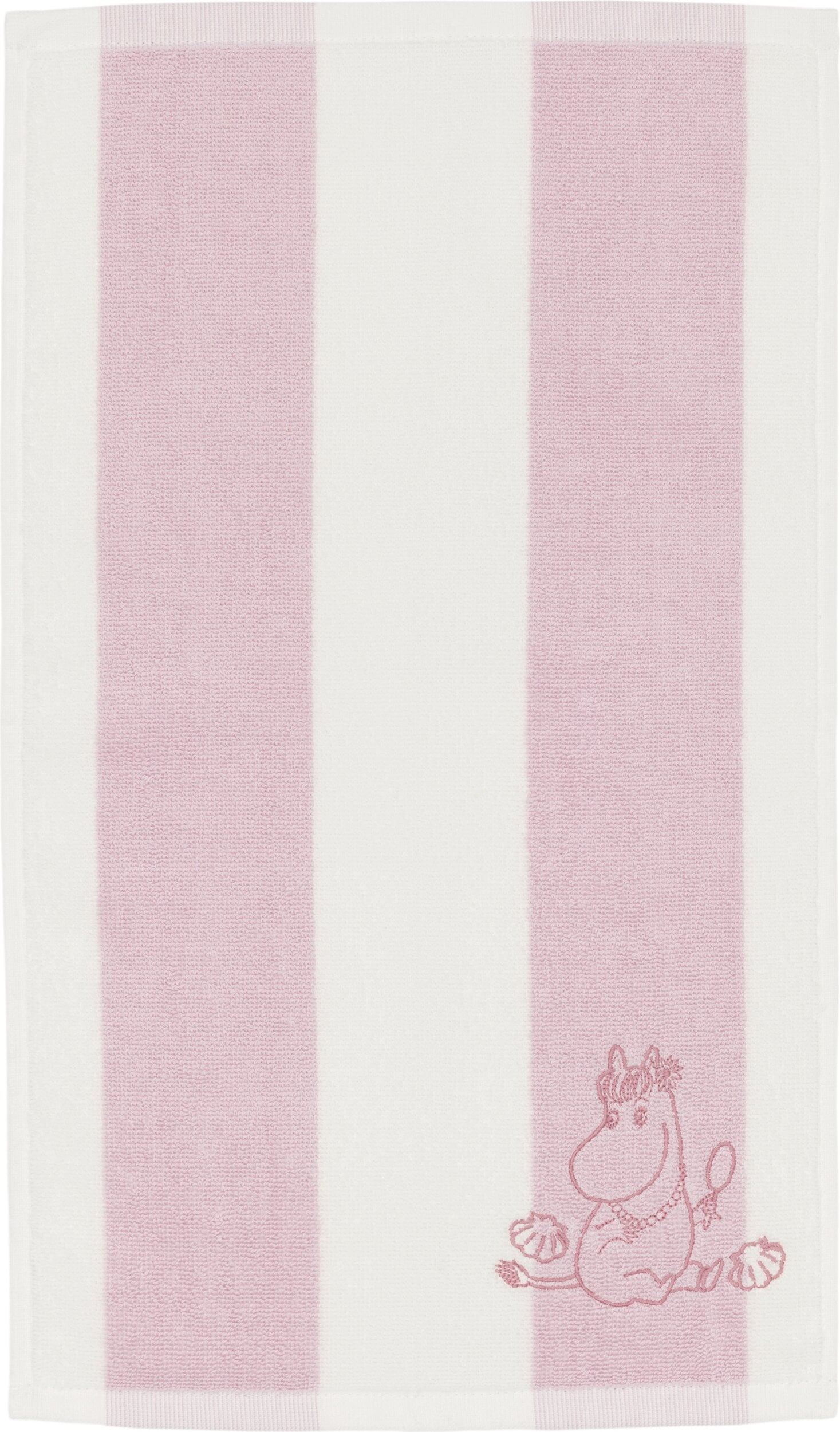 Ręcznik Arabia Finland Stripes Muminki Seashells 30 x 50 cm różowy
