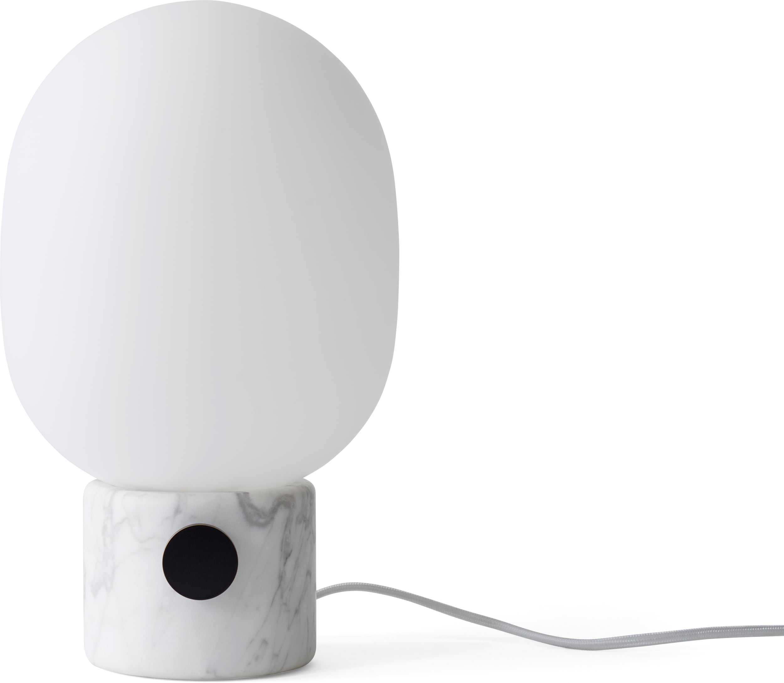 Lampa stołowa JWDA biała marmurowa podstawa