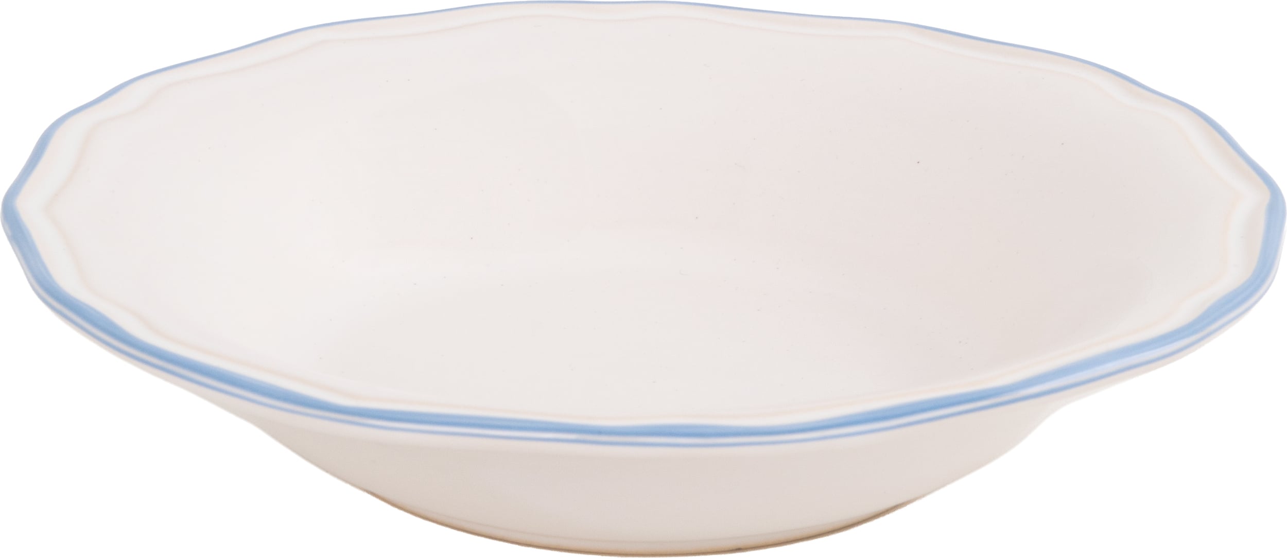 Miska na zupę Asolo 24 cm biało-błękitny