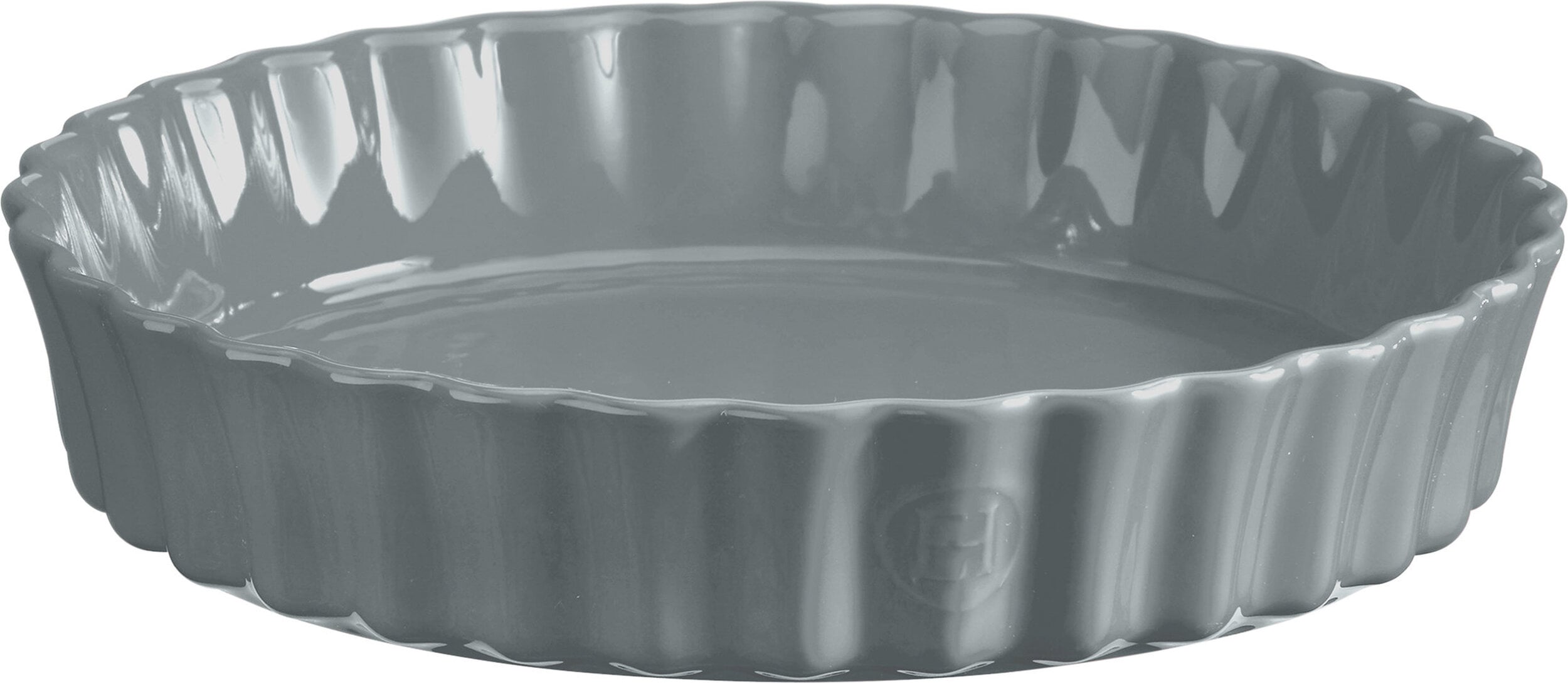 Forma do tarty ceramiczna Emile Henry głęboka 28 cm szara