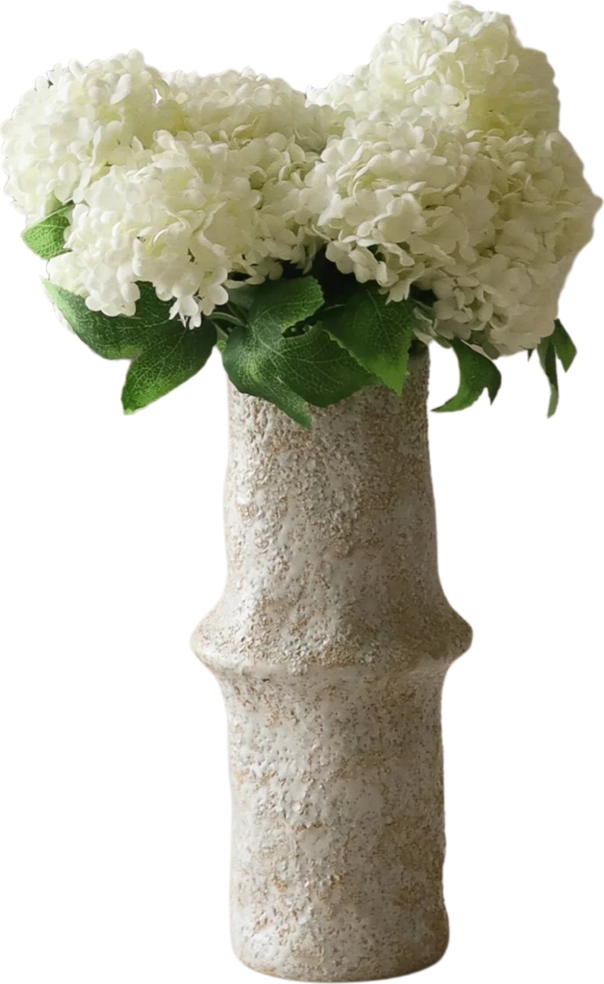 Kwiaty sztuczne bukiet Botane hortensje 33 cm białe