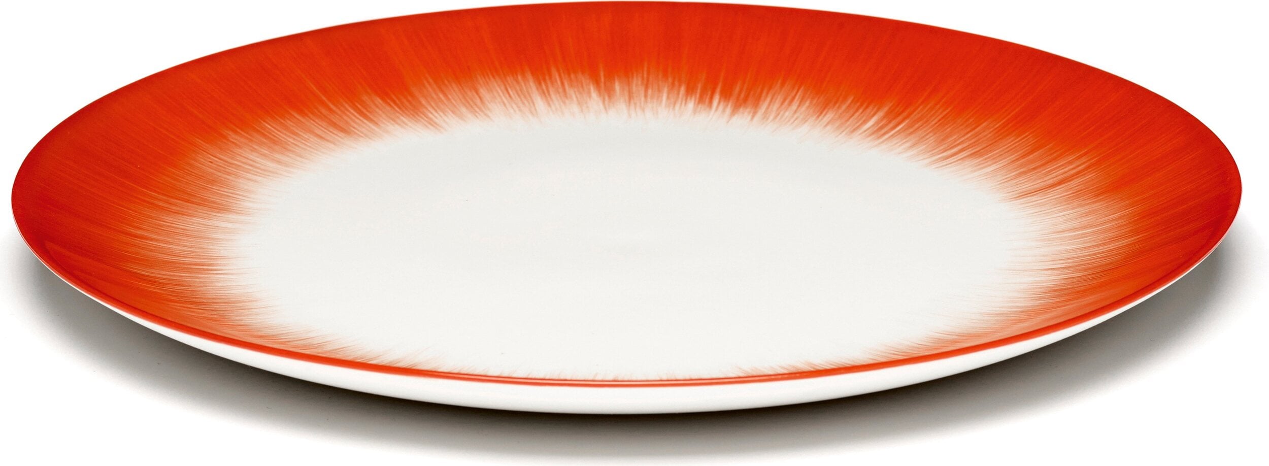 Talerze obiadowe Dé 5 28 cm czerwono-białe 2 szt.