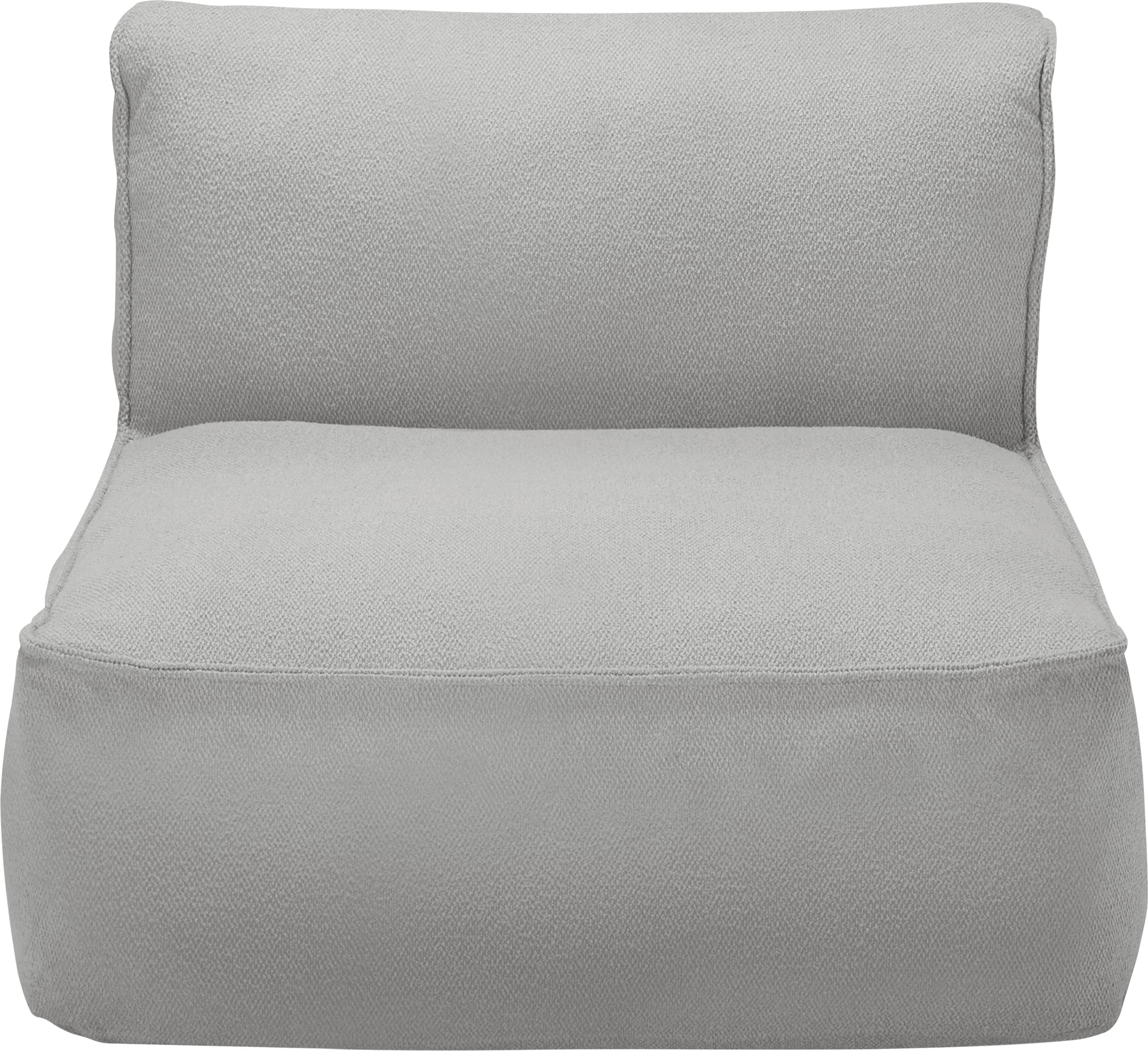 Leżanka ogrodowa Stay Bouclé 95 x 75 cm jasnoszara
