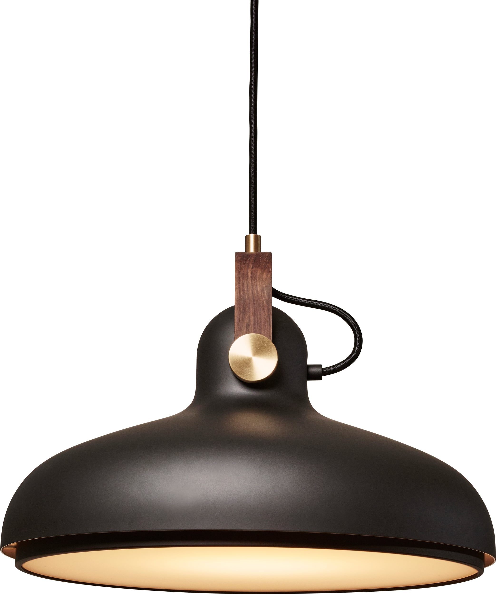 Lampa wisząca Carronade czarna 40 cm