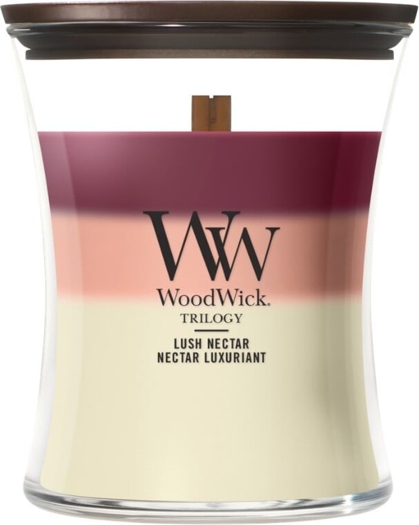 Świeca WoodWick Trilogy Lush Nectar średnia