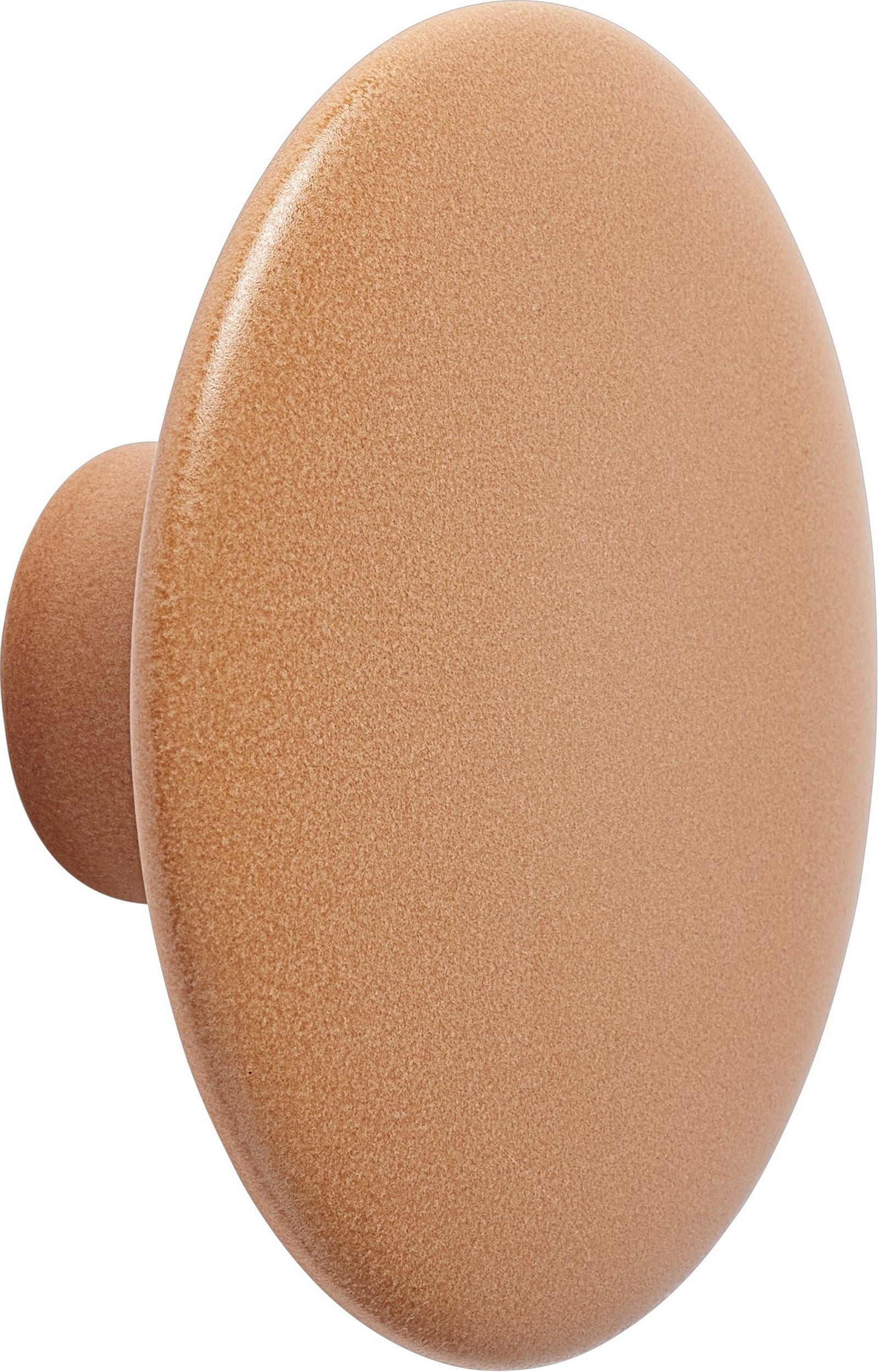 Haczyk ścienny Dots Ceramic 13 cm pomarańczowy