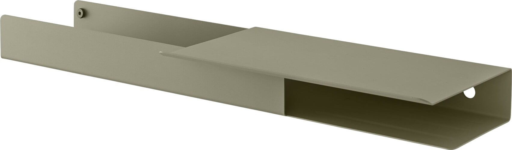 Półka ścienna Folded 62 x 5 4 cm oliwkowa