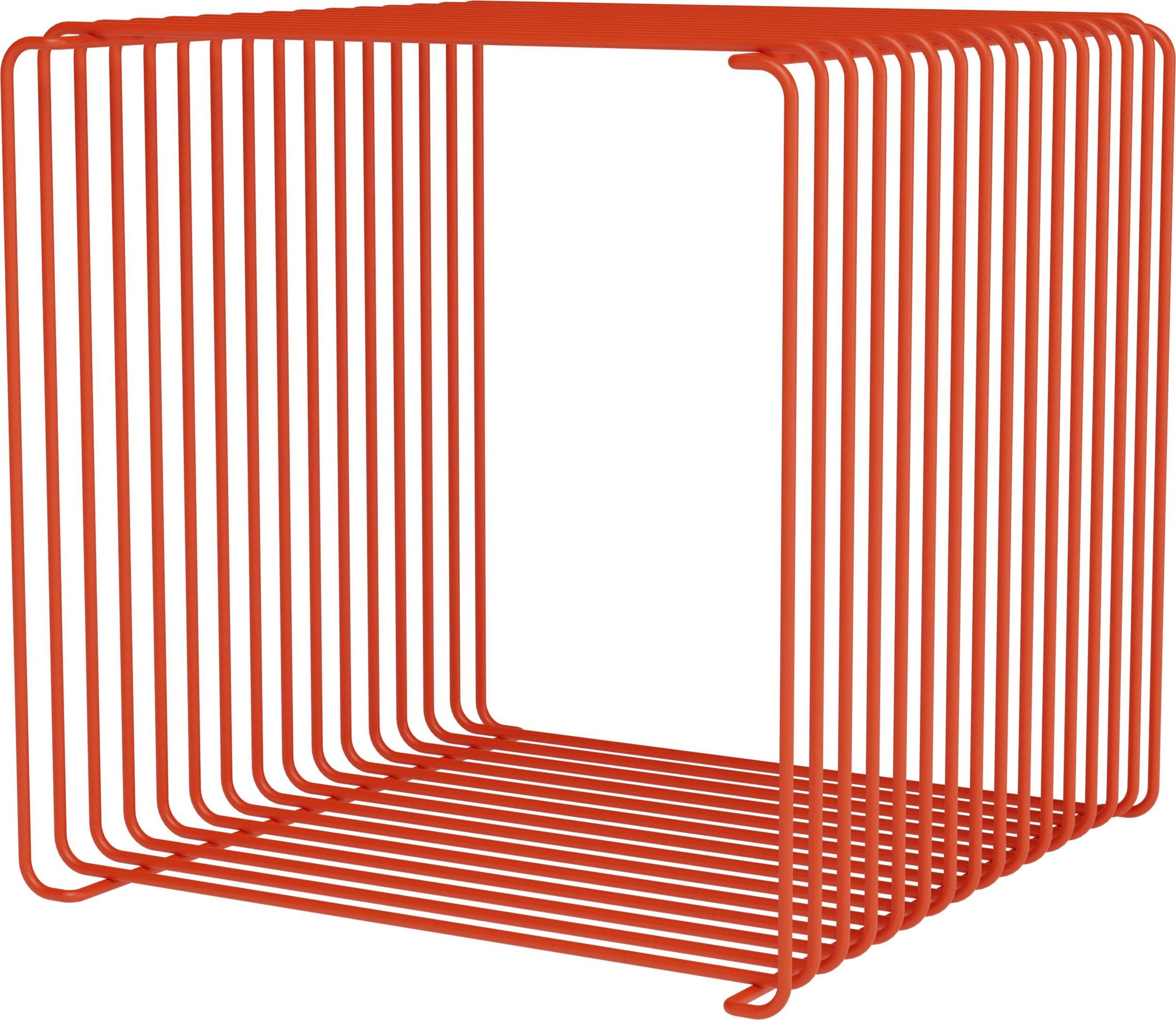 System modułowy Panton Wire 34 8 x 34 8 x 34 8 cm czerwony