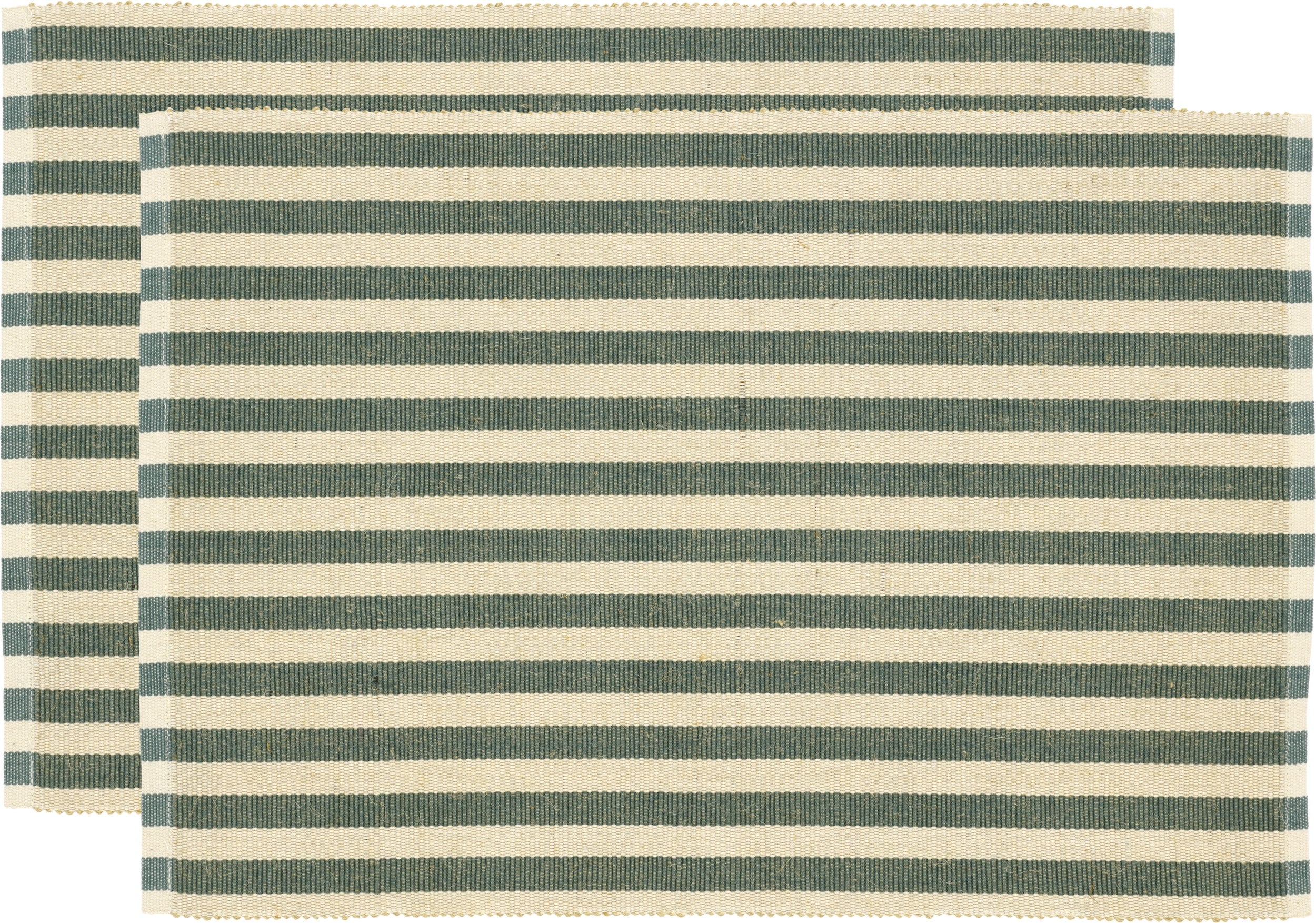 Podkładki pod talerze Statement w paski 33 x 48 cm zielone 2 szt.