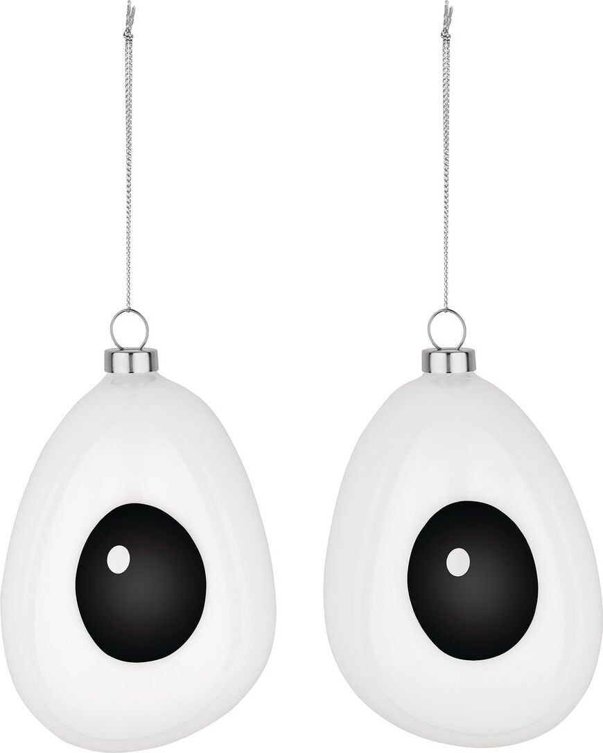 Bombki Alessi Holly oczy 2 szt.