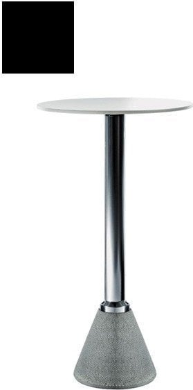Stolik wysoki Table_One Bistrot czarne blat i rama